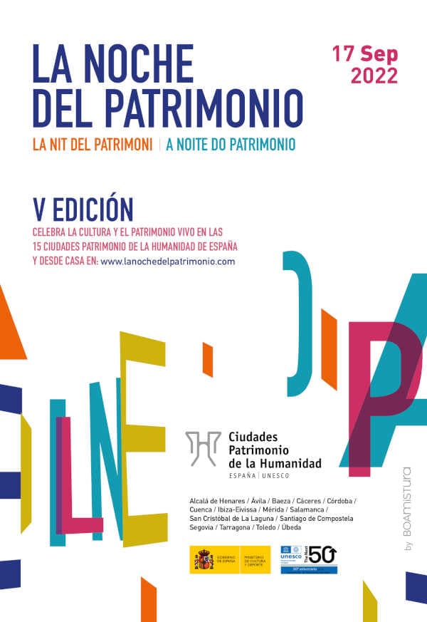Gran éxito de la V Edición de la Noche del Patrimonio en las 15 Ciudades Patrimonio de la Humanidad