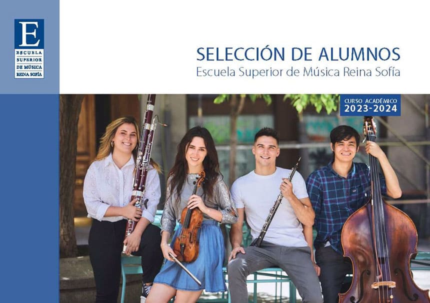 Abierto el plazo de inscripción para el curso 2023/2024 en la Escuela Superior de Música Reina Sofía