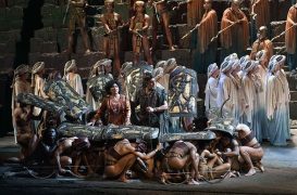Carlos Álvarez (Amonasro) y Krassimira Stoyanova (Aida)