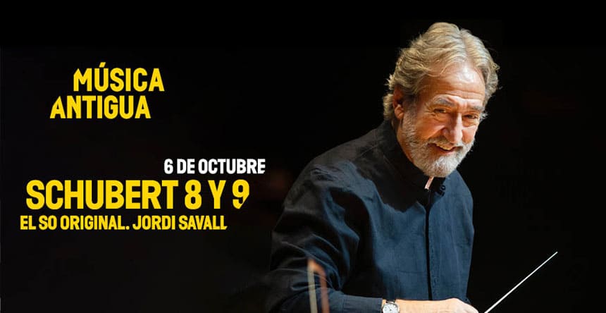 Jordi Savall inaugura la temporada de Música Antigua de L’Auditori con las dos últimas sinfonías de Franz Schubert