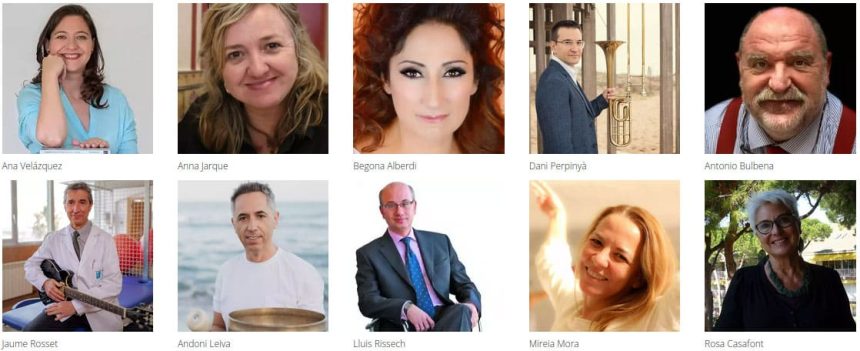 Participanets de las Jornadas «Artes y Salud»