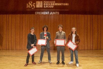 Ganadores del 194º Concuros JME Jazz – © Antía González Álvarez
