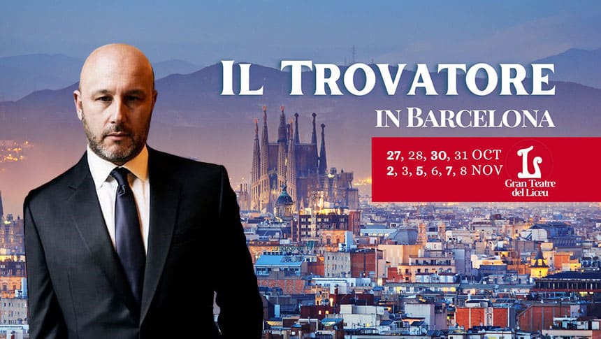 Riccardo Frizza regresa al Gran Teatre del Liceu de Barcelona con Il trovatore