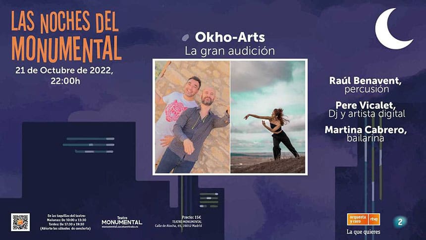 Ritmos vanguardistas, música electrónica y danza en «Las noches del Monumental» de RTVE Ritmos vanguardistas, música electrónica y danza en «Las noches del Monumental» de RTVE