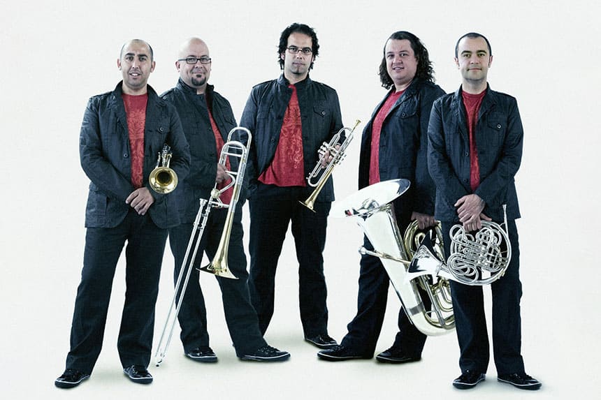 El quinteto de metales Spanish Brass en el XVI Ciclo de Música de Cámara del Museo Picasso de Málaga