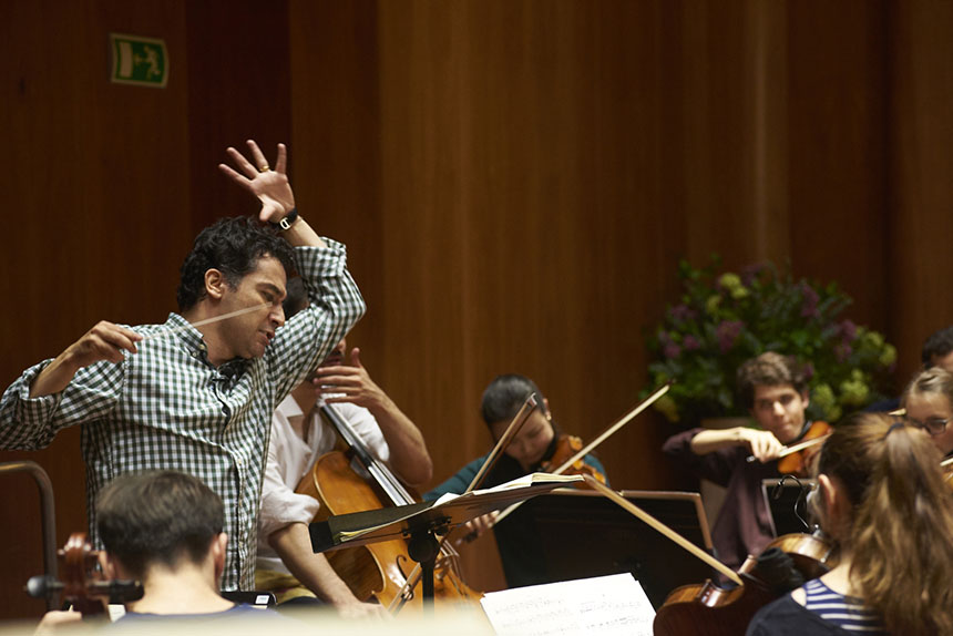 Clases Magistrales de Dirección de Orquesta en la Escuela Superior de Música Reina Sofía
