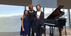 Las ganadoras del 25 Premio Infantil de Piano Santa Cecilia