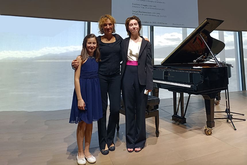 Las ganadoras del 25 Premio Infantil de Piano Santa Cecilia – Premio Hazen, actúan en el Centro Botín y en la RABASF