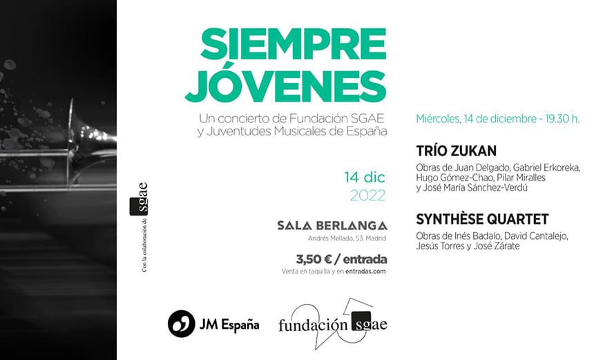 «Siempre Jóvenes» celebra tres décadas del Premio Jóvenes Compositores