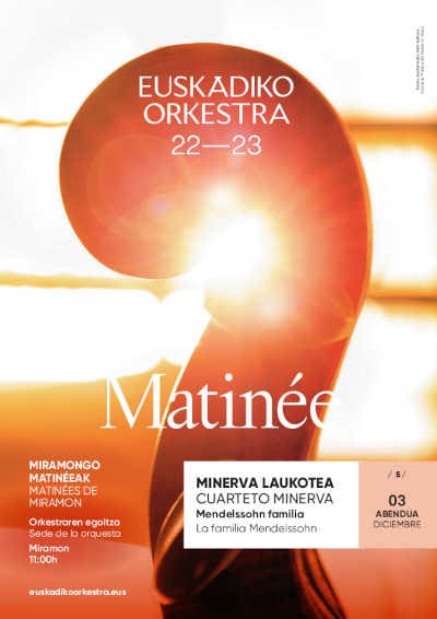 El gran talento de la familia Mendelssohn protagoniza la Matinée de Miramon de este sábado