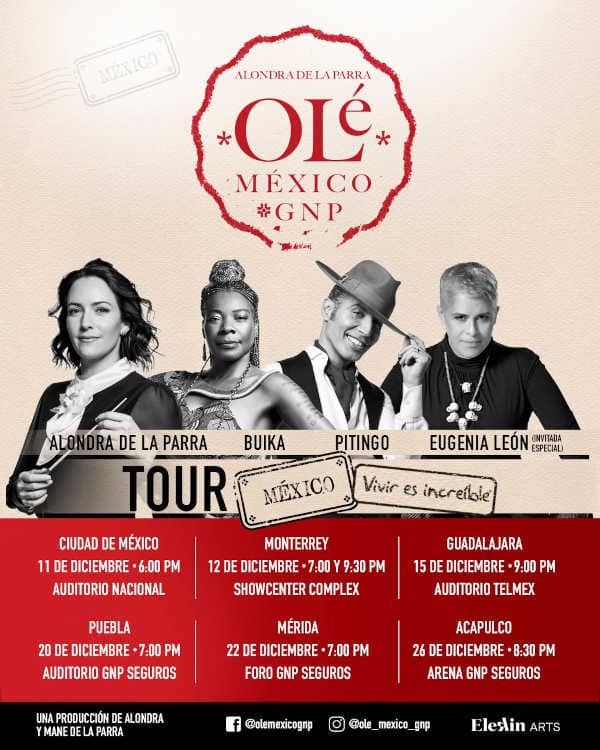 México y España se hermanan y triunfan en los primeros conciertos de Olé México GNP