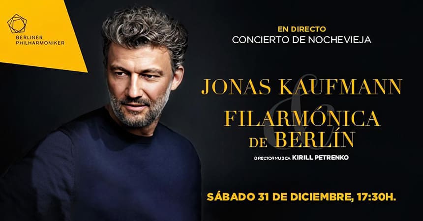 Concierto en directo desde la Filarmónica de Berlín con el tenor Jonas Kaufmann en cines de España