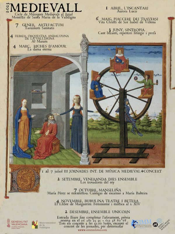 En 2023 la música medieval volverá a sonar con fuerza tras los muros del monasterio de la Valldigna