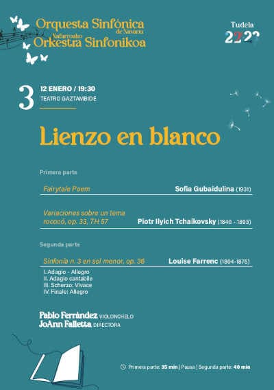 El violonchelista Pablo Ferrández, solista estelar del nuevo concierto de abono de la OSN, Lienzo en blanco / Mihise zuria