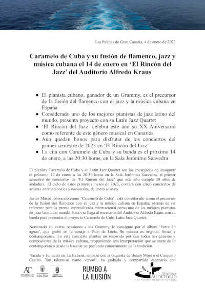 Caramelo de Cuba y su fusión de flamenco, jazz y música cubana en «El Rincón del Jazz»