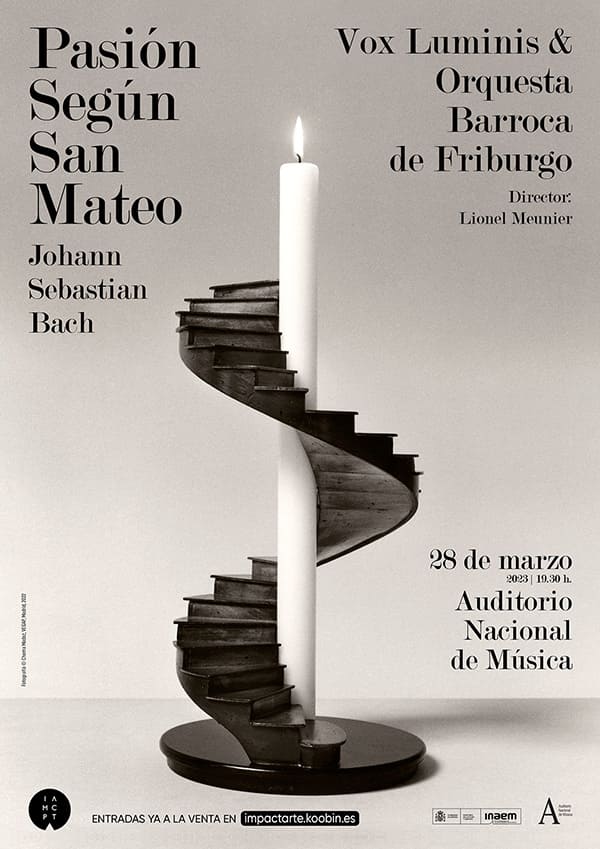Vox Luminis y la Orquesta Barroca de Friburgo inician gira por España con La Pasión según San Mateo de Bach Vox Luminis y la Orquesta Barroca de Friburgo inician gira por España con La Pasión según San Mateo de Bach