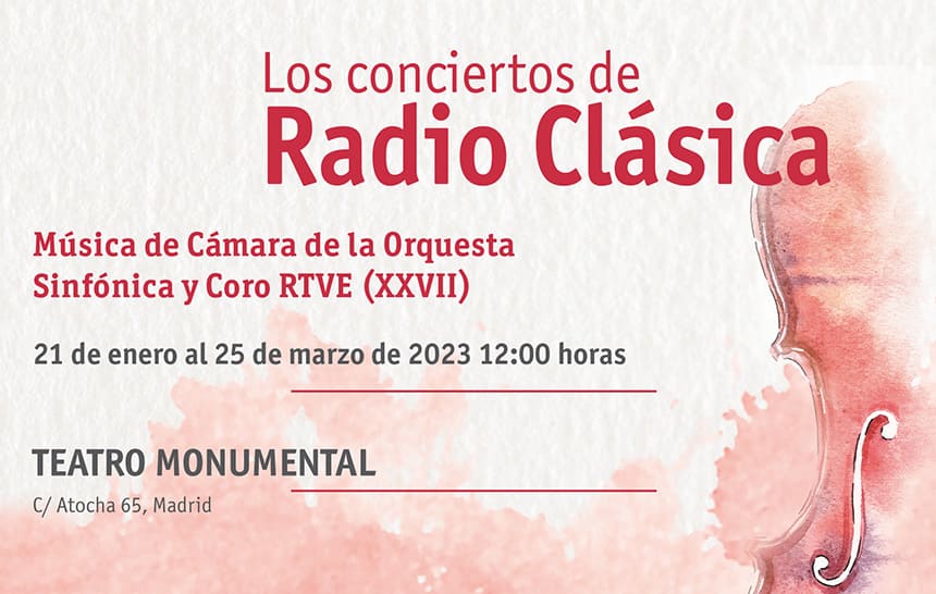 Comienza el XXVII Ciclo de Música de Cámara de la Orquesta y Coro RTVE