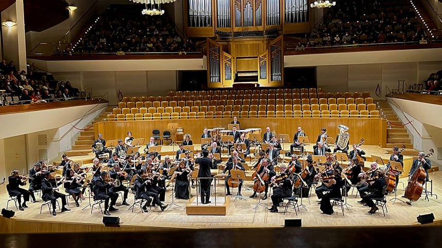 Éxito de la Orquesta Sinfonica de Navarra en el Auditorio Nacional de Madrid