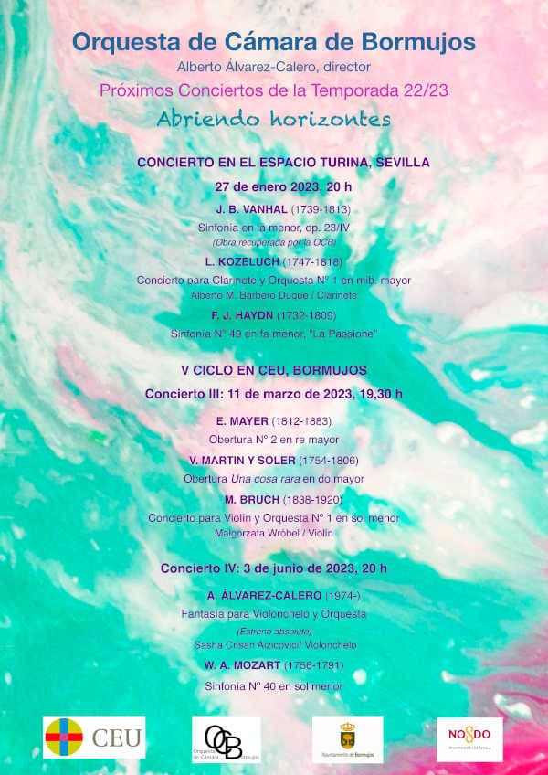 La Orquesta de Cámara de Bormujos y su apuesta por obras poco o nada interpretadas