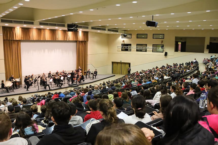 Más de 6000 escolares asisten a los conciertos educativos de la Ross «Pedro y el lobo» en Fibes