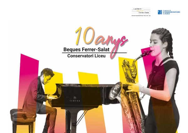Becas Ferrer-Salat del Conservatori del Liceu. ¡Inscríbete para la XIVª edición!