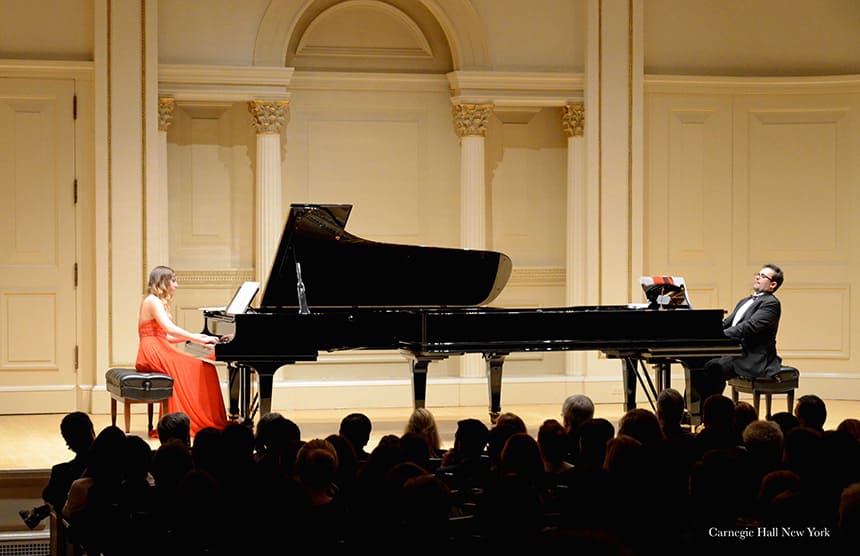 El Iberian & Klavier piano dúo reúne en Teatros del Canal la música de Falla, Stravinsky Ravel y Debussy