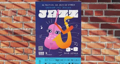 Instrumentos clásicos y diseño joven para aunar a la afición del Festival de Jazz de Vitoria-Gasteiz