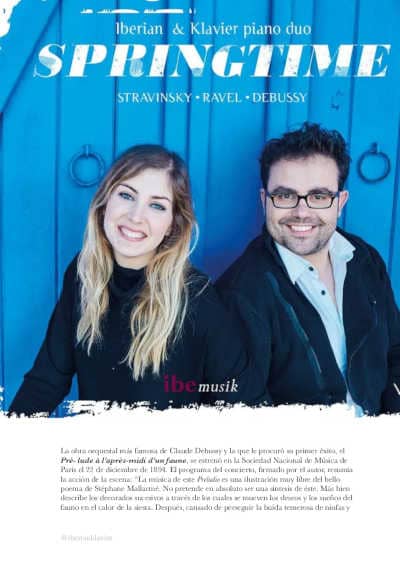 El Iberian & Klavier piano dúo reúne en Teatros del Canal la música de Falla, Stravinsky Ravel y Debussy