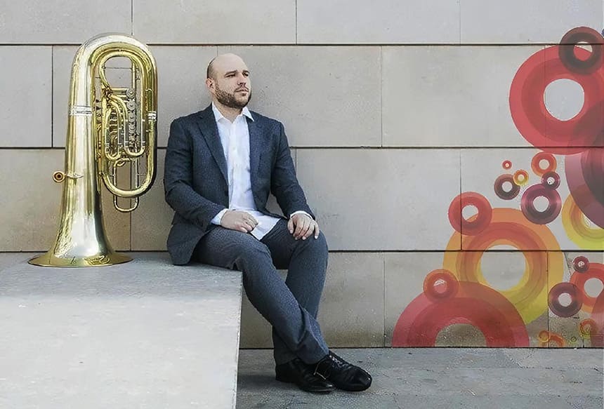 El músico valenciano Marcos Ripoll estrena su Concierto para tuba y orquesta con la Orquesta Santa Cecilia de Cullera