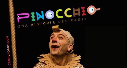 Pinocchio visita Pamplona de la mano de Canti Vaganti en Baluarte