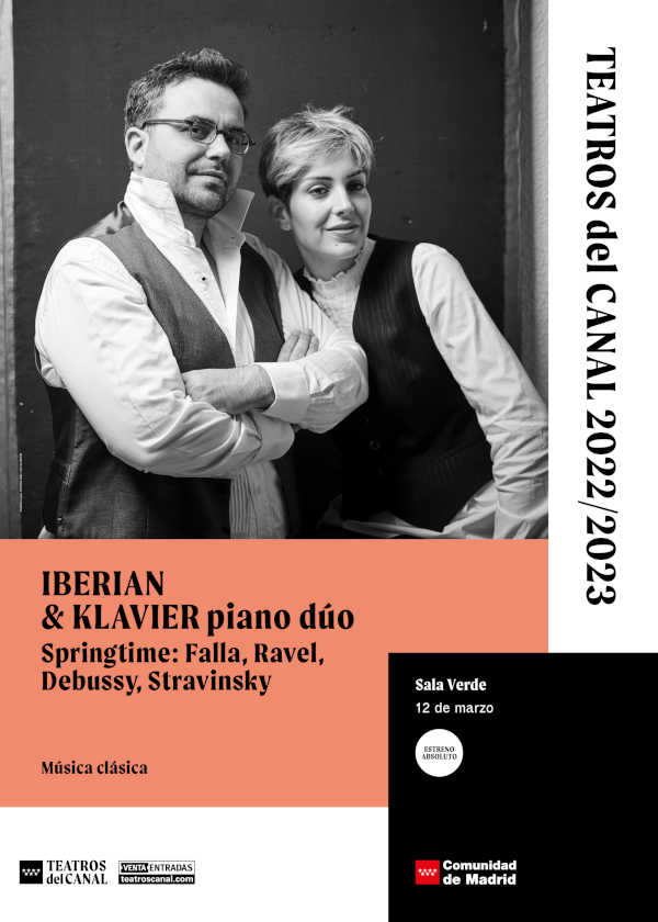 El Iberian & Klavier piano dúo reúne en Teatros del Canal la música de Falla, Stravinsky Ravel y Debussy