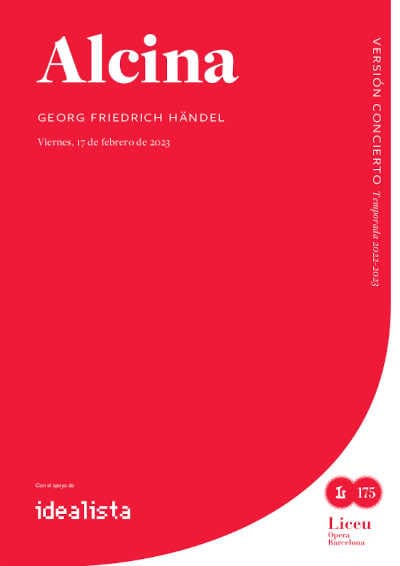 El Liceu acoge «Alcina» de Händel en versión concierto interpretada por Les Musiciens du Louvre