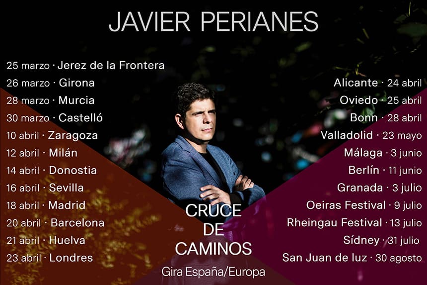 Javier Perianes emprende una extensa gira de recitales por España y Europa