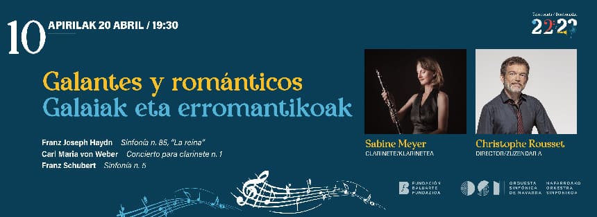 Grandes estrellas invitadas en el nuevo concierto de abono de la Orquesta Sinfónica de Navarra