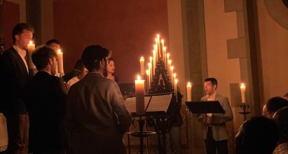 Cantoría en concierto en Peralada para presentar "Oficios de Tinieblas" de Tomás Luis de Victoria