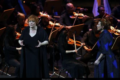 Viaje hacia el arcano del amor con «Trisán e Isolda» de Richard Wagner en el Teatro Real de Madrid Catherine Foster (Isolda), Ekaterina Gubanova (Brangäne)