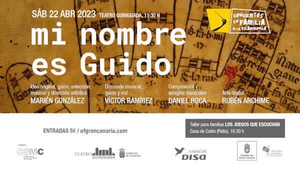 Los orígenes de la historia de la música en los conciertos en familia de la OFGC y la Fundación DISA