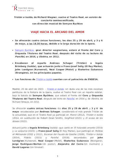 Viaje hacia el arcano del amor con «Trisán e Isolda» de Richard Wagner en el Teatro Real de Madrid Viaje hacia el arcano del amor con «Trisán e Isolda» de Richard Wagner en el Teatro Real de Madrid