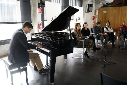 Concierto durante la presentación de Piano City