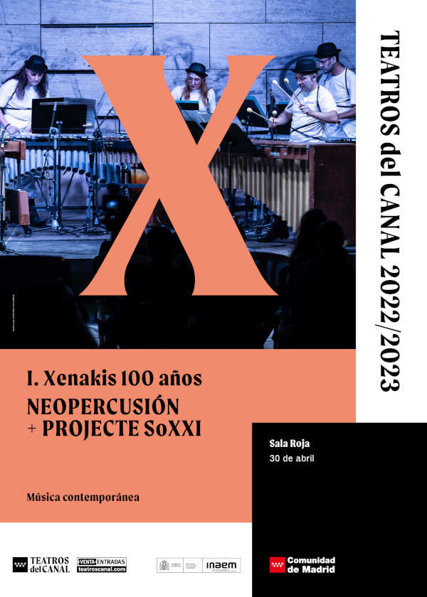 El grupo Neopercusión homenajea al compositor griego Iannis Xenakis en el centenario de su nacimiento El grupo Neopercusión homenajea al compositor griego Iannis Xenakis en el centenario de su nacimiento