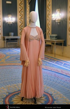 Vestido de Inés Higuera. Lo viste en Tokio, en 1975.