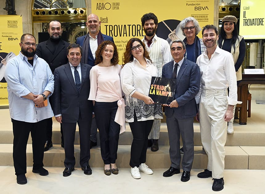 Un espectacular cuarteto vocal clausura la temporada de ABAO Bilbao Opera con Il Trovatore de Verdi Un espectacular cuarteto vocal clausura la temporada de ABAO Bilbao Opera con Il Trovatore de Verdi