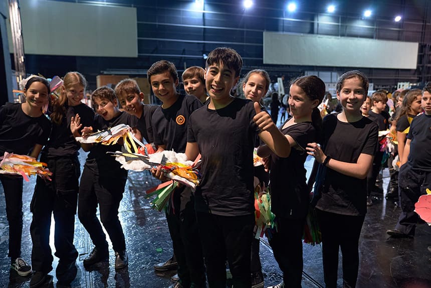 Un millar de niños y niñas protagonizan una nueva edición del Proyecto LUNA de la ROSS