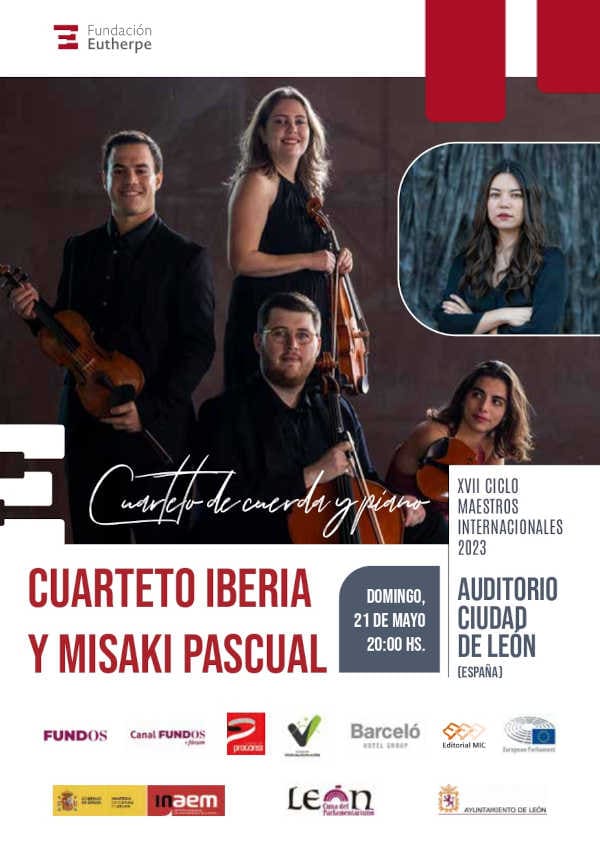 Ciclo «XVII Maestros Internacionales» con el Cuarteto Iberia en la Fundación Eutherpe