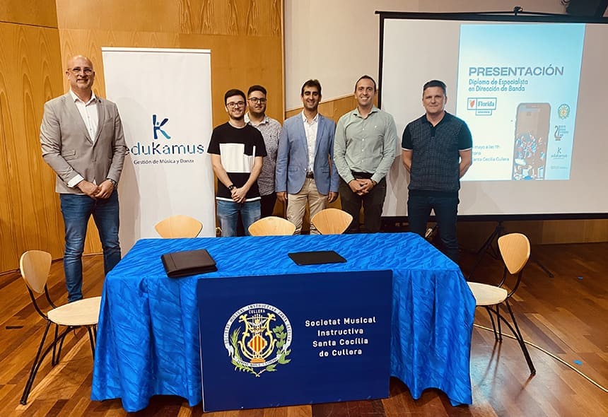 Cullera será sede del Diploma en Dirección de Banda de Florida Universitària y Edukamus
