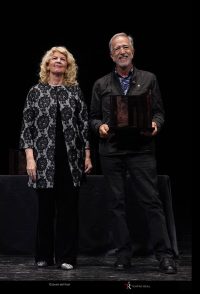 La catedrática, académica y patrona del Teatro Real, Begoña Lolo y Fernando Palacios (proyecto pedagógico Teatro Real)