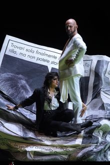 Paola Gardina (Zaida) y Alex Esposito (Selim)