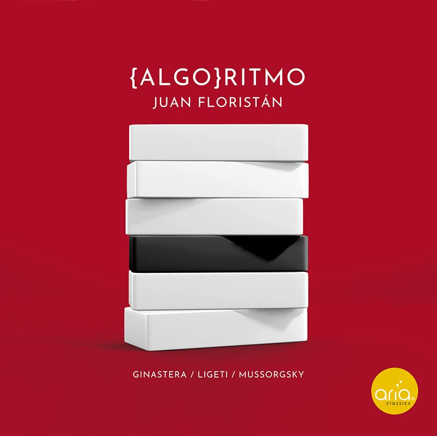 ARIA classics lanza el disco «{Algo}ritmo» de Juan Floristán con obras de Ginestera, Ligeti y Mussorgski