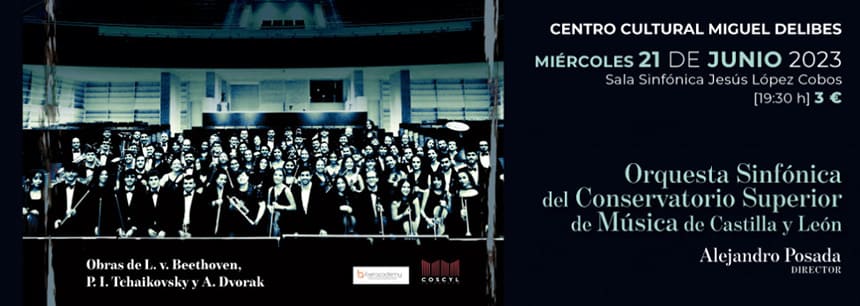 El CCMD acoge el concierto de la Orquesta Sinfónica del Conservatorio Superior de Música de Castilla y León