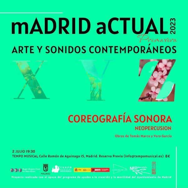 “Coreografía Sonora”, clausura el ciclo de Primavera del  Festival mADRID aCTUAL 2023
